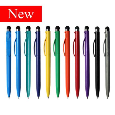 SP004-多功能塑料圆珠笔广告笔电容触控笔可印刷logo现货小单批量快速发货(...