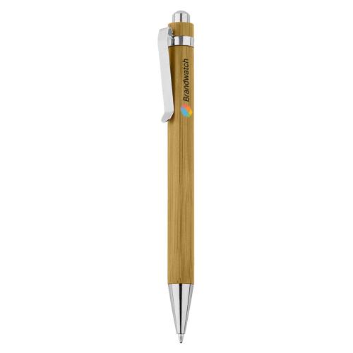 BP001-竹木环保笔可降解签字笔中性笔广告笔可印刷logo现货小单批量快速发货