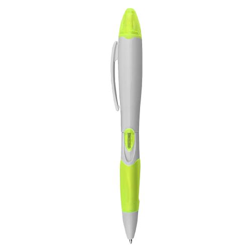 HL011-多色塑料笔两用控荧光笔记号笔圆珠笔可印刷LOGO可印刷logo现货小...