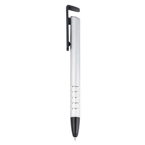 MSD003-多功能金属圆珠笔广告笔电容触控笔手机支架笔可印刷logo现货小单批...