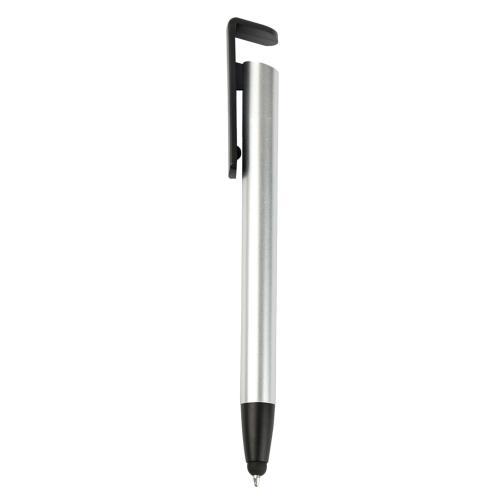 MSD002-多功能塑料签字笔中性笔广告笔电容触控笔手机支架笔可印刷logo现货...